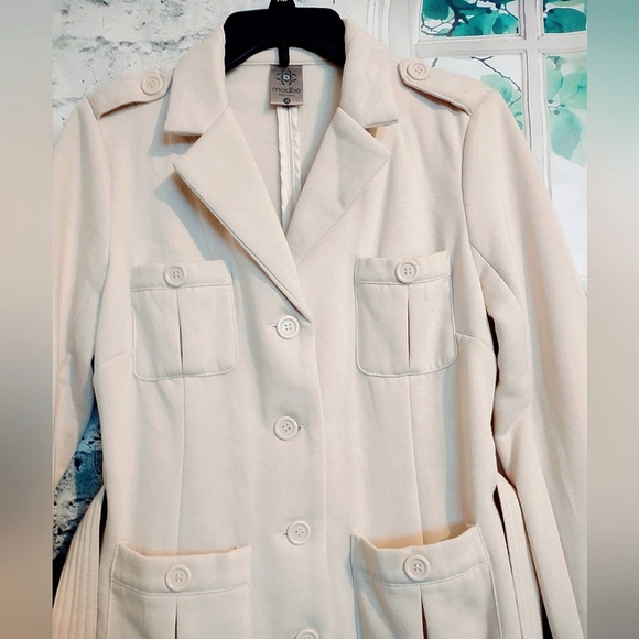 PEACOAT SOFT COZY COTTON STRETCHY FRONT POCKETS WOMEN'S SIZE M - Picture 4 of 9